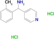 [(2-methylphenyl)(4-pyridinyl)methyl]amine dihydrochloride