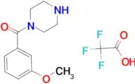 1-(3-methoxybenzoyl)piperazine trifluoroacetate