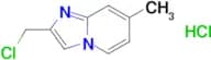 2-(chloromethyl)-7-methylimidazo[1,2-a]pyridine hydrochloride