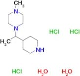 1-methyl-4-[1-(4-piperidinyl)ethyl]piperazine trihydrochloride dihydrate