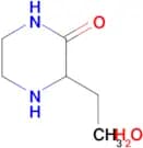 3-ethyl-2-piperazinone hydrate