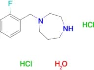 1-(2-fluorobenzyl)-1,4-diazepane dihydrochloride hydrate