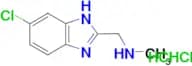 [(5-chloro-1H-benzimidazol-2-yl)methyl]methylamine dihydrochloride