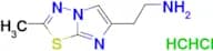 [2-(2-methylimidazo[2,1-b][1,3,4]thiadiazol-6-yl)ethyl]amine dihydrochloride
