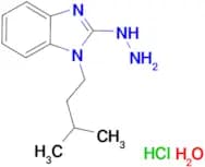 2-hydrazino-1-(3-methylbutyl)-1H-benzimidazole hydrochloride hydrate