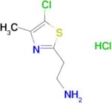 [2-(5-chloro-4-methyl-1,3-thiazol-2-yl)ethyl]amine hydrochloride