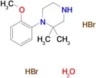 1-(2-methoxyphenyl)-2,2-dimethylpiperazine dihydrobromide hydrate