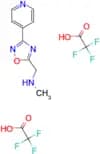 N-methyl-1-[3-(4-pyridinyl)-1,2,4-oxadiazol-5-yl]methanamine bis(trifluoroacetate)