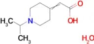 (1-isopropyl-4-piperidinylidene)acetic acid hydrate