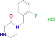 1-(2-fluorobenzyl)-2-piperazinone hydrochloride