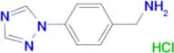 [4-(1H-1,2,4-triazol-1-yl)benzyl]amine hydrochloride
