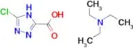 5-chloro-1H-1,2,4-triazole-3-carboxylic acid  N,N-diethylethanamine salt