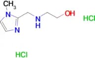 2-{[(1-methyl-1H-imidazol-2-yl)methyl]amino}ethanol dihydrochloride