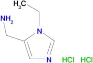 [(1-ethyl-1H-imidazol-5-yl)methyl]amine dihydrochloride