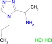 [1-(4-propyl-4H-1,2,4-triazol-3-yl)ethyl]amine dihydrochloride