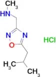 [(5-isobutyl-1,2,4-oxadiazol-3-yl)methyl]methylamine hydrochloride