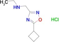 N-[(5-cyclobutyl-1,2,4-oxadiazol-3-yl)methyl]ethanamine hydrochloride