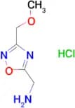 {[3-(methoxymethyl)-1,2,4-oxadiazol-5-yl]methyl}amine hydrochloride