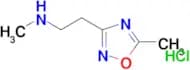 N-methyl-2-(5-methyl-1,2,4-oxadiazol-3-yl)ethanamine hydrochloride