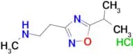 [2-(5-isopropyl-1,2,4-oxadiazol-3-yl)ethyl]methylamine hydrochloride
