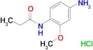 N-(4-amino-2-methoxyphenyl)propanamide hydrochloride