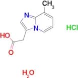 (8-methylimidazo[1,2-a]pyridin-3-yl)acetic acid hydrochloride hydrate