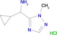 [cyclopropyl(1-methyl-1H-1,2,4-triazol-5-yl)methyl]amine hydrochloride