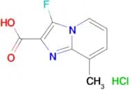3-fluoro-8-methylimidazo[1,2-a]pyridine-2-carboxylic acid hydrochloride