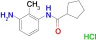 N-(3-amino-2-methylphenyl)cyclopentanecarboxamide hydrochloride
