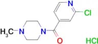 1-(2-chloroisonicotinoyl)-4-methylpiperazine hydrochloride