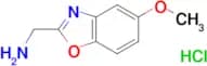 [(5-methoxy-1,3-benzoxazol-2-yl)methyl]amine hydrochloride