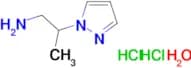 [2-(1H-pyrazol-1-yl)propyl]amine dihydrochloride hydrate