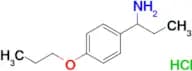 [1-(4-propoxyphenyl)propyl]amine hydrochloride