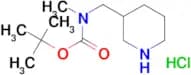tert-butyl methyl(3-piperidinylmethyl)carbamate hydrochloride