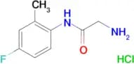 N~1~-(4-fluoro-2-methylphenyl)glycinamide hydrochloride