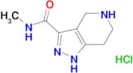 N-methyl-4,5,6,7-tetrahydro-2H-pyrazolo[4,3-c]pyridine-3-carboxamide hydrochloride