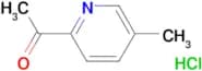 1-(5-methyl-2-pyridinyl)ethanone hydrochloride