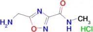 5-(aminomethyl)-N-methyl-1,2,4-oxadiazole-3-carboxamide hydrochloride