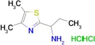 [1-(4,5-dimethyl-1,3-thiazol-2-yl)propyl]amine dihydrochloride