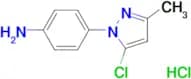 [4-(5-chloro-3-methyl-1H-pyrazol-1-yl)phenyl]amine hydrochloride