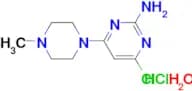 4-chloro-6-(4-methyl-1-piperazinyl)-2-pyrimidinamine hydrochloride hydrate