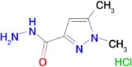 1,5-dimethyl-1H-pyrazole-3-carbohydrazide hydrochloride