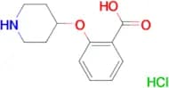 2-(4-piperidinyloxy)benzoic acid hydrochloride