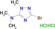 3-bromo-N,N,1-trimethyl-1H-1,2,4-triazol-5-amine dihydrochloride