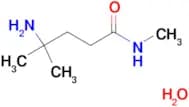 4-amino-N,4-dimethylpentanamide hydrate