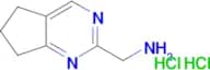 (6,7-dihydro-5H-cyclopenta[d]pyrimidin-2-ylmethyl)amine dihydrochloride