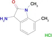 3-amino-1,7-dimethyl-1,3-dihydro-2H-indol-2-one hydrochloride