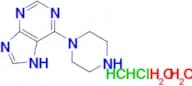 6-(1-piperazinyl)-9H-purine dihydrochloride dihydrate