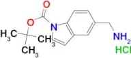 tert-butyl 5-(aminomethyl)-1H-indole-1-carboxylate hydrochloride
