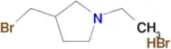 3-(bromomethyl)-1-ethylpyrrolidine hydrobromide